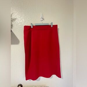 Red Pencil Skirt